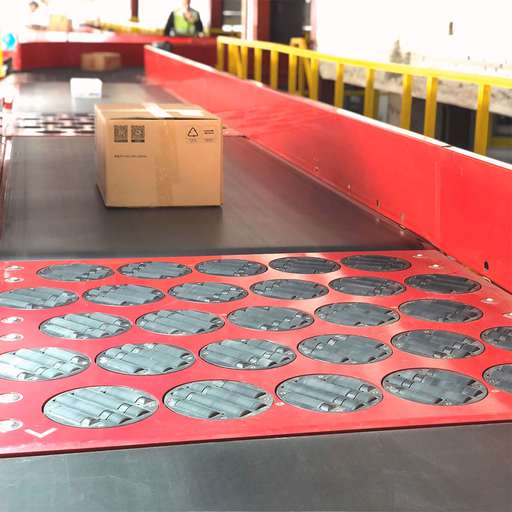 LUHUI Moderate Speed Wheel Sorting Conveyor DWS Sortation System Modular Wheel Sorter for Intelligent Warehouse
