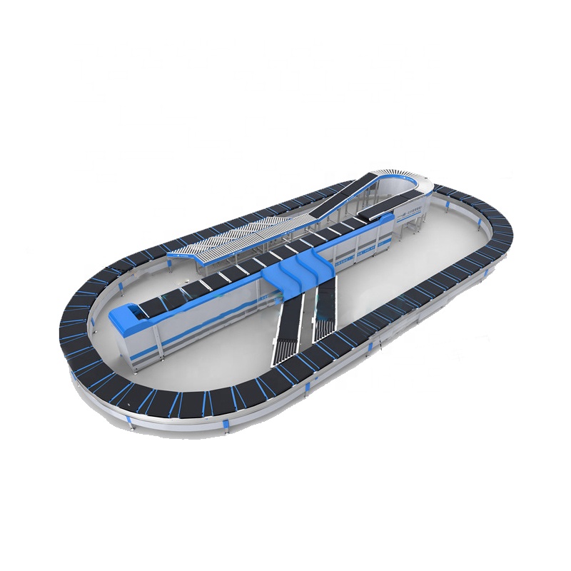 VPAI Warehouse Conveyor Custom Cross Belt Sorter Design Manufacturing for Logistics Fulfillment Centers Fast Delivery