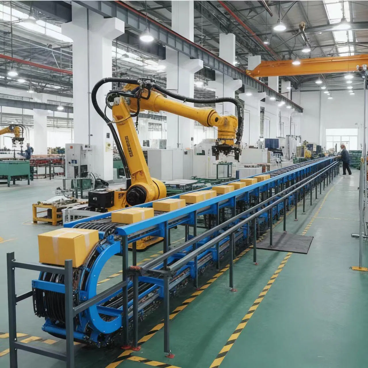 High-Speed Roller Conveyor for Efficient Sorting and Handling
