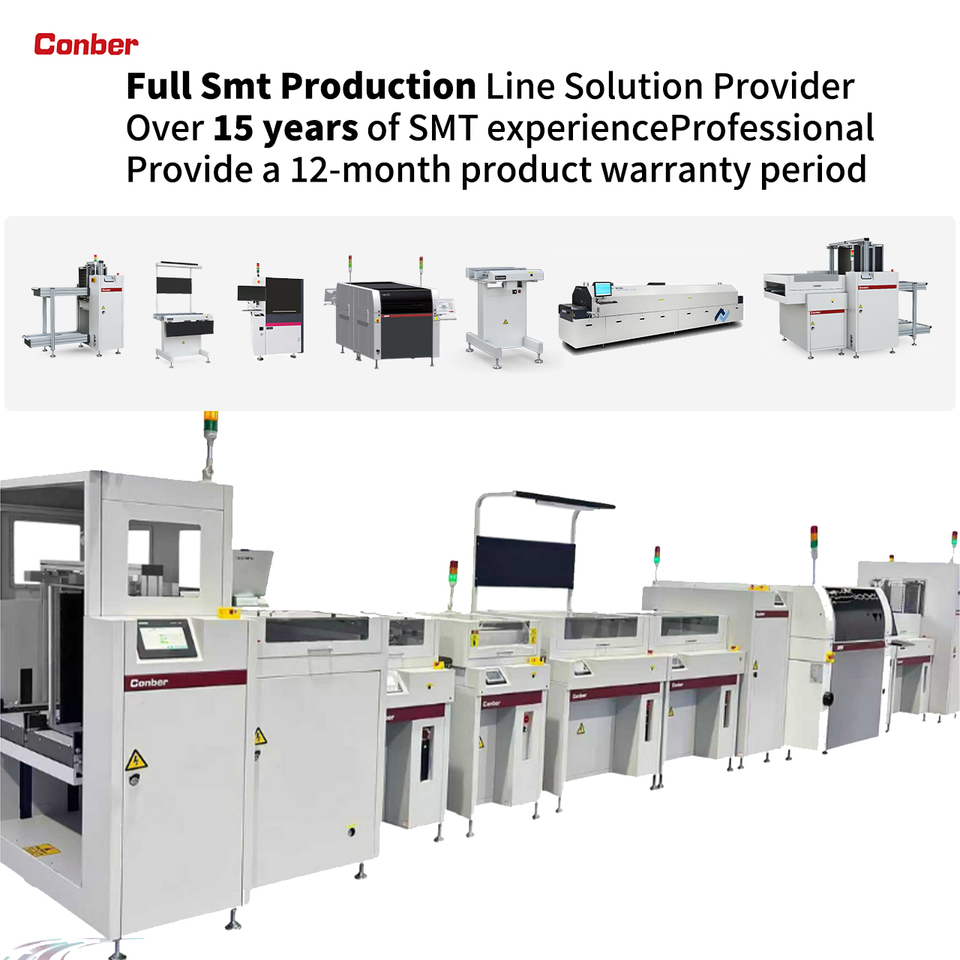 Modular PLC-Controlled SMT Conveyor System with Motor for Flexible PCB Production Line Configurations
