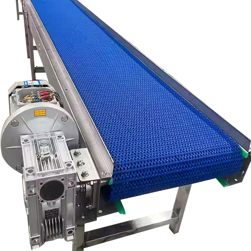 Customized Plastic Modular Belt Conveyor Automatic and Durable POM Stainless Steel Conveyor System for Food Production Lines