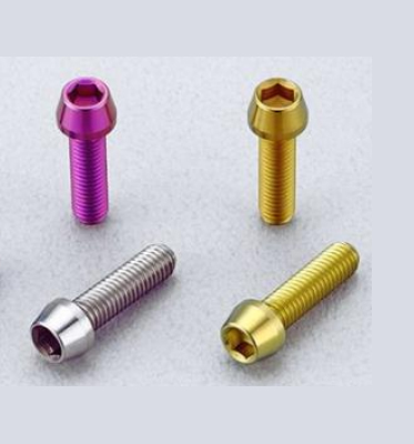 Titanium self tapping screw detail