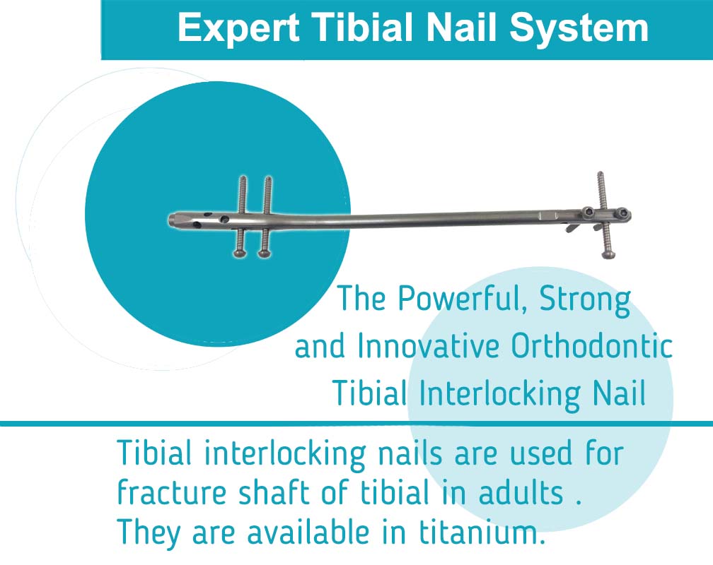 Titanium Orthopedic Expert Tibial Nailing System Blueprint