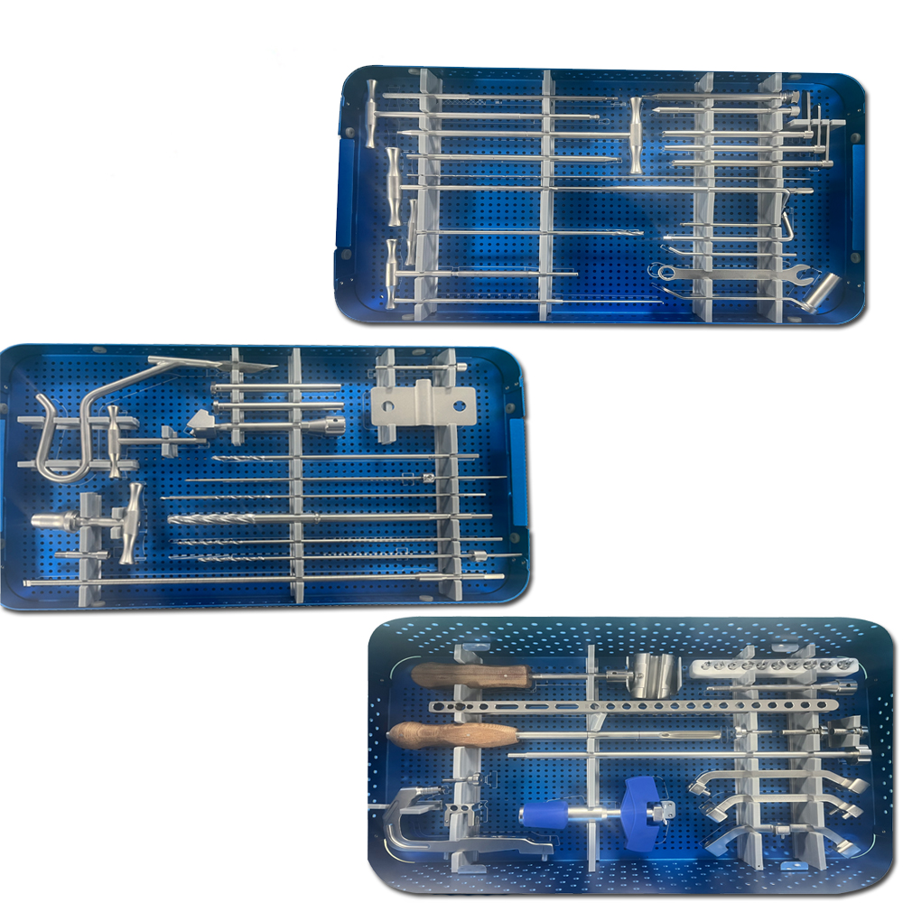 Orthopedic  Expert Tibial Interlocking Nails Instruments Kit,  Hip Joint Replacement Surgery (Titanium Tibial ,Femoral,PFNA)