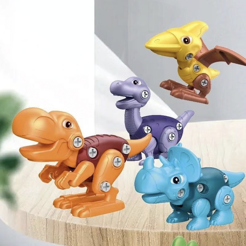 Customizable Design Dinosaur with Screws for DIY Enthusiast Kids Toys