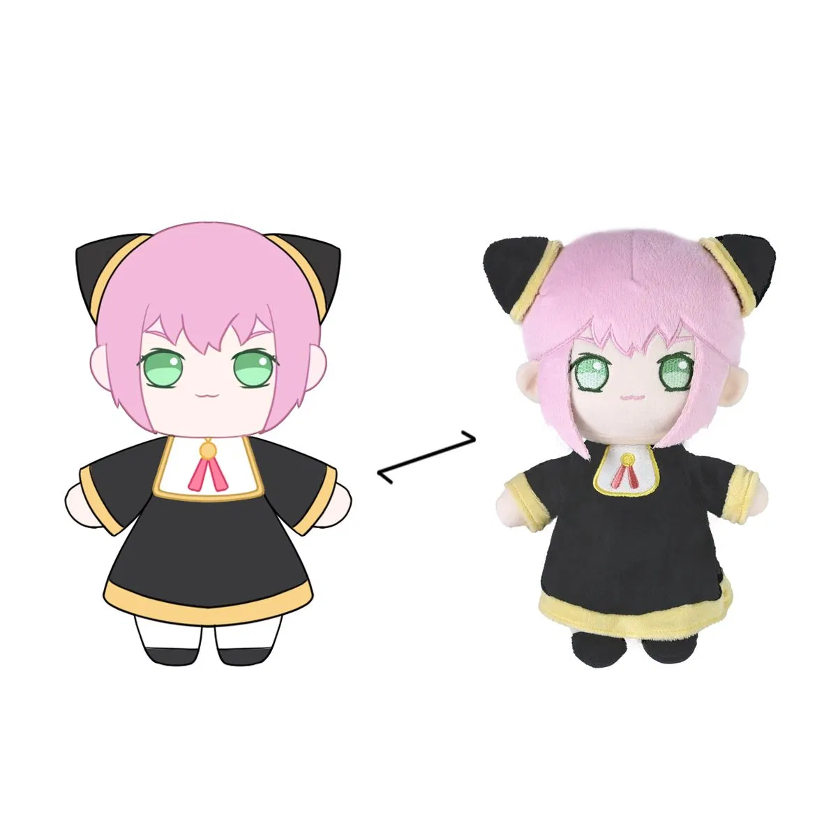 25cm Custom Plush Dolls for Kids' Birthdays and Gifts