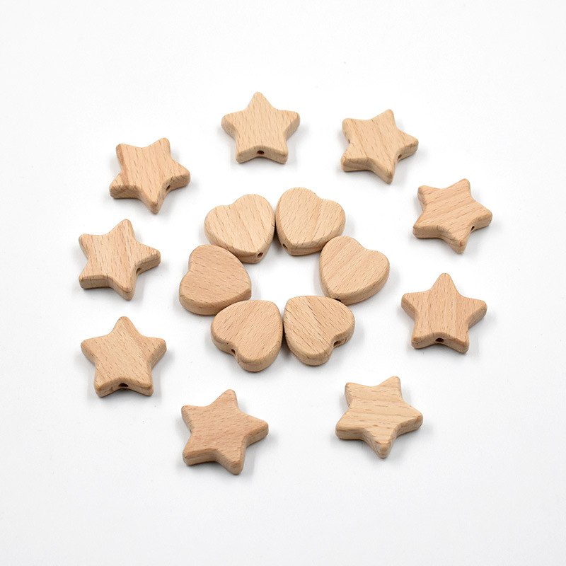 Multicolor Accessories Game Token Piece Board Game Piece Wood Stars Chess Piece