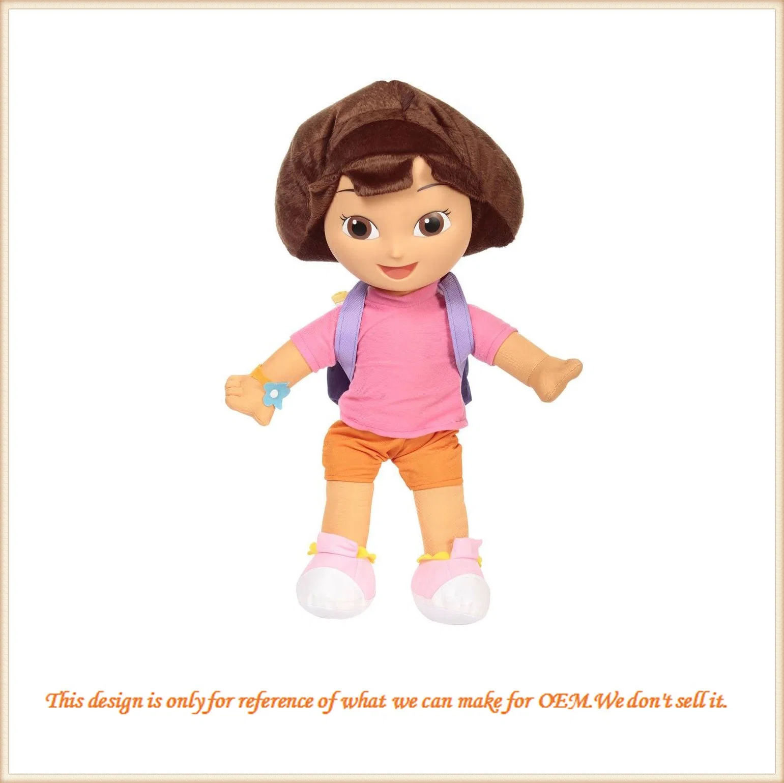 Cute Doll with T-Shirt Custom Stuffed Plush Girl Doll