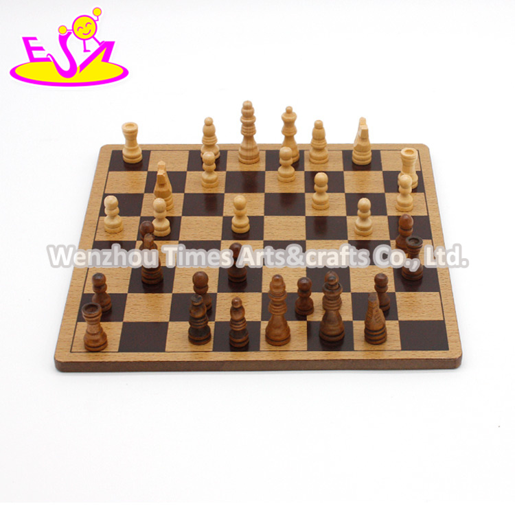 High Quality Classical Wooden Chessboard Pieces for Kids W11A100