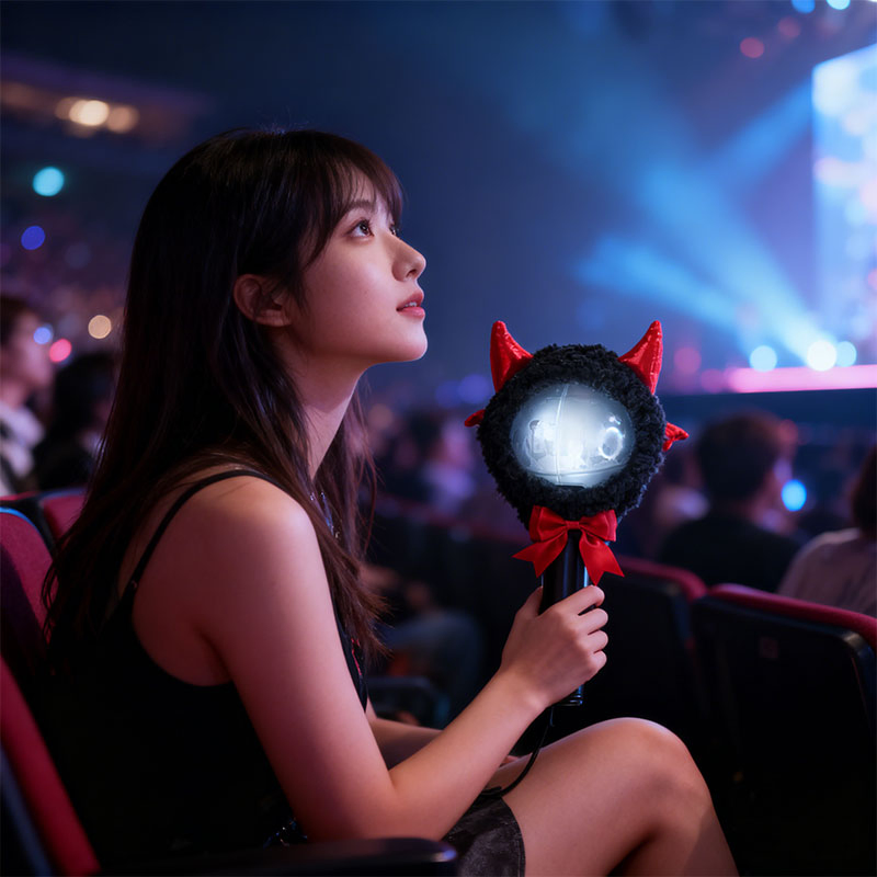 Korean Trend Kpop Lamp Light Decorative Cover Custom Stray Kids Light Stick Plush Lightstick Cover