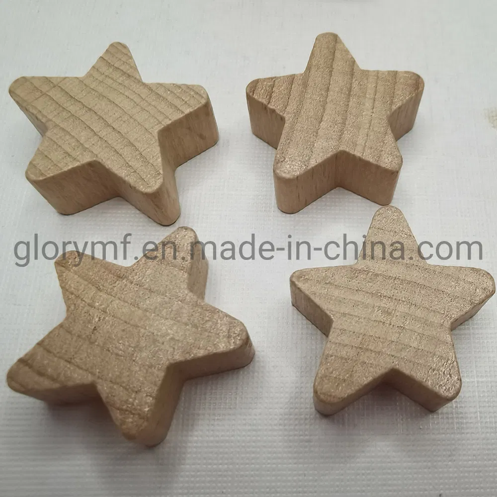 Multicolor Accessories Game Token Piece Board Game Piece Wood Stars