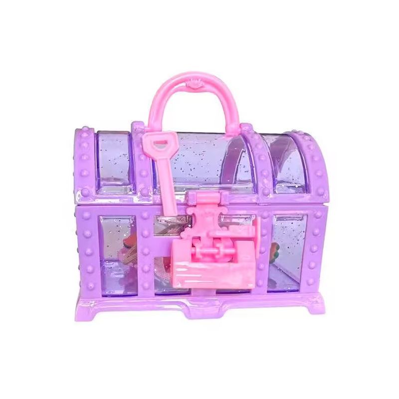 Novelty Mystery Blind Box Hair Accessories Treasure Chest Wholesale Educational Toys for Kids Promotional Personalized Custom DIY Fashion Jewelry Toys