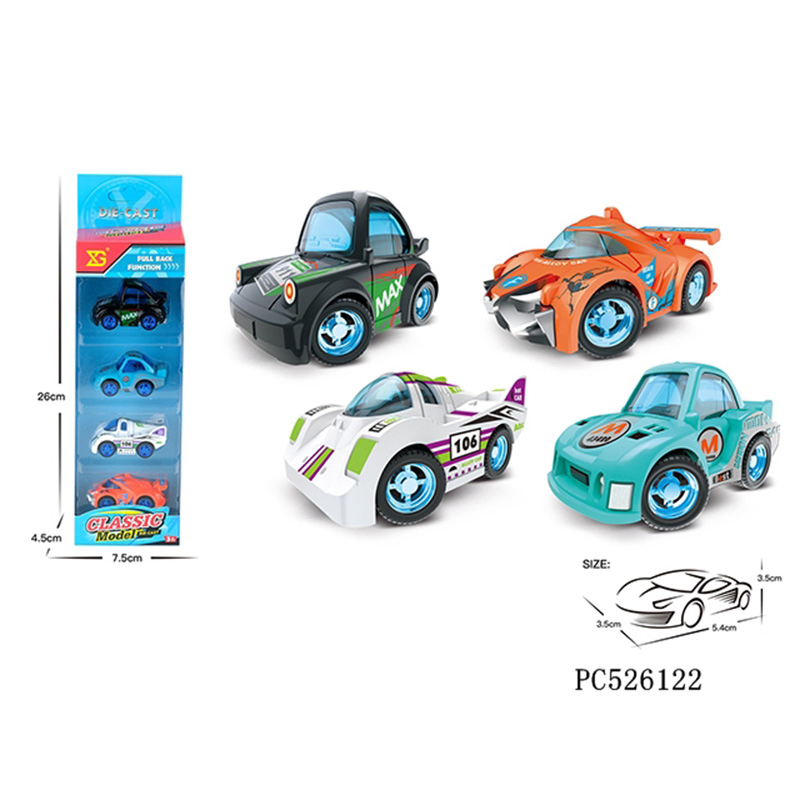 Hot Sell Diecast Toy Mini Rocking Stunt Double Inertia Car Pull Back Friction Cars Toys Alloy Return Sports Car