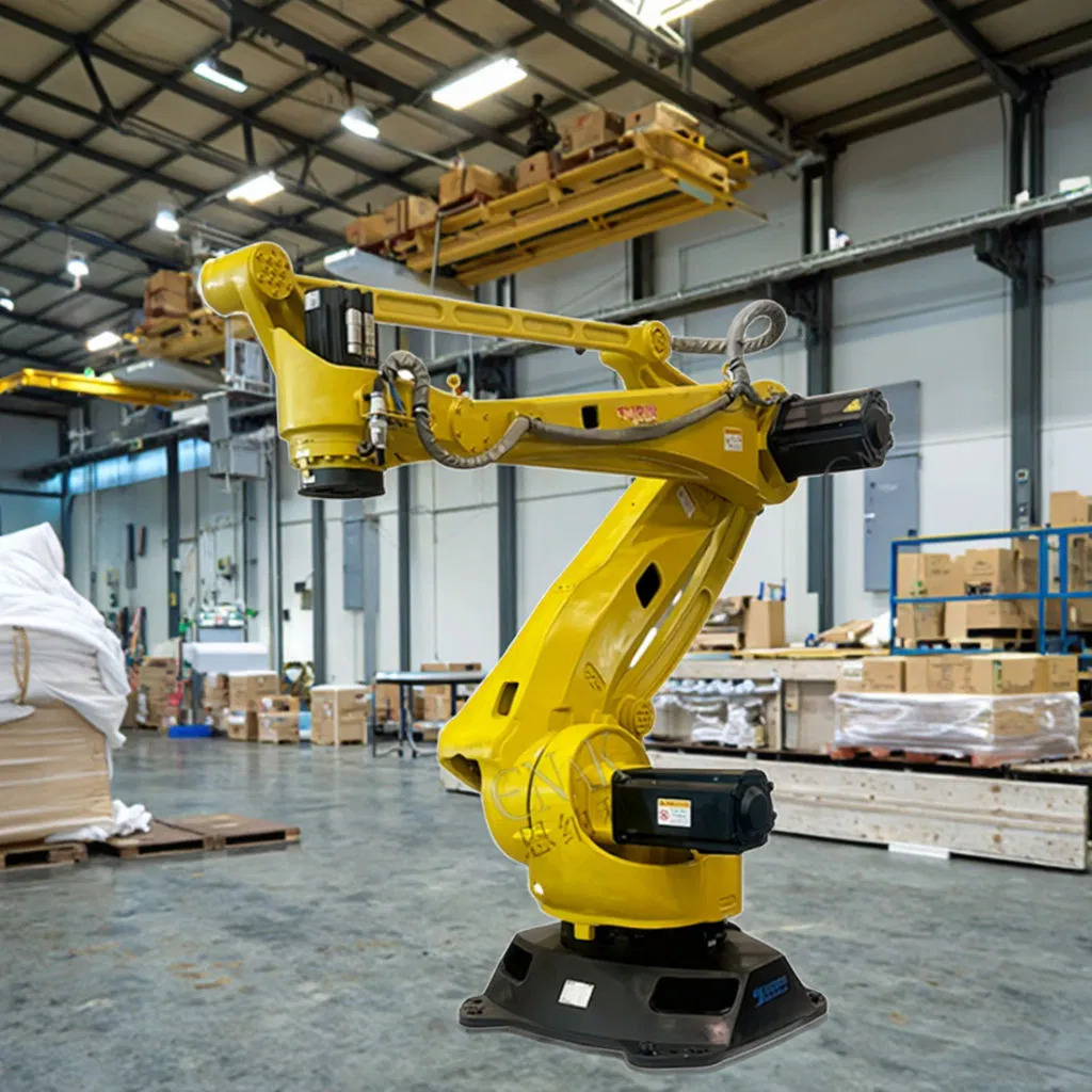 High Quality Industrial Automatic Robotic Arm Palletizing Machine for Cartons Bags Boxes