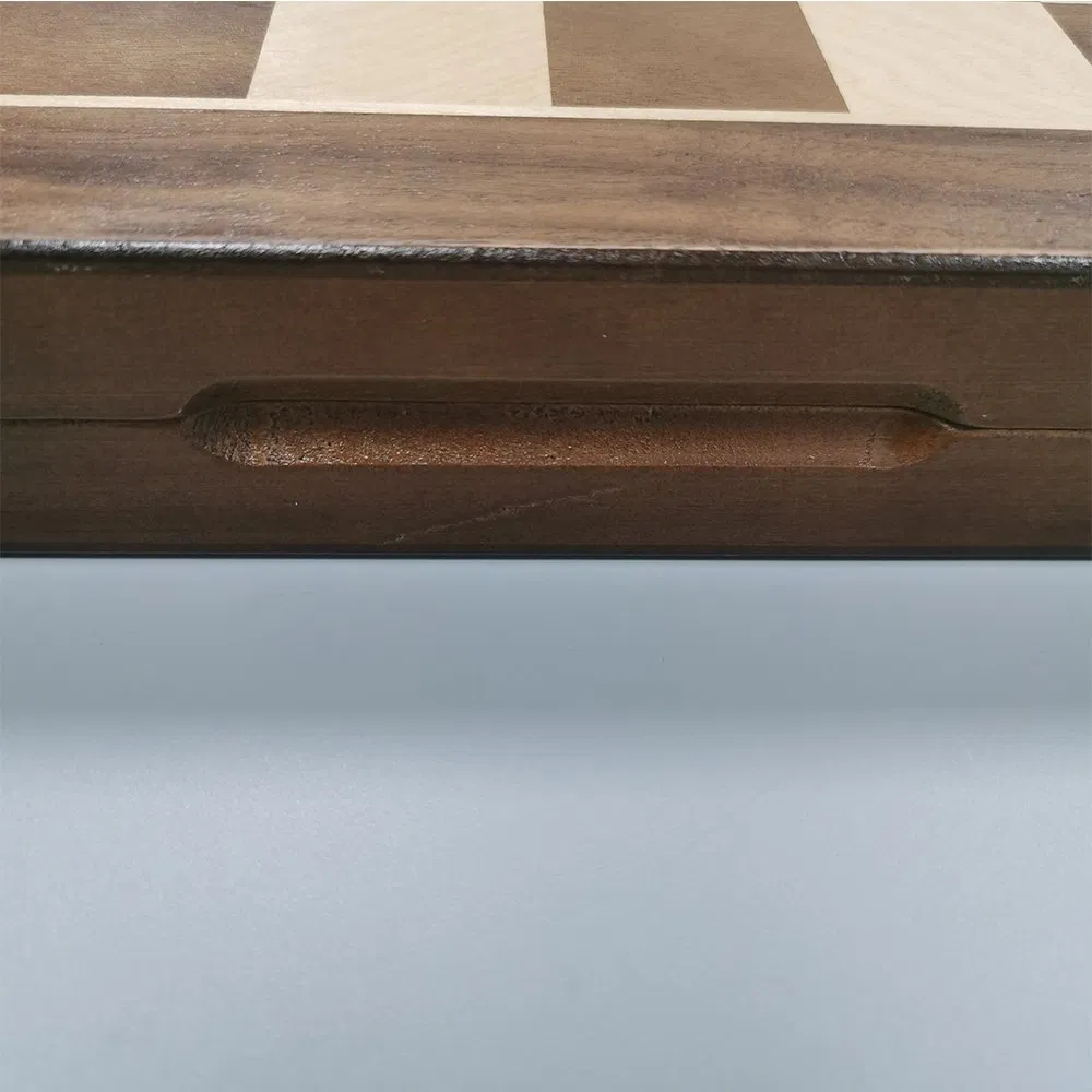 Classic Wooden Magnetic Chess Pieces with Elegant Design