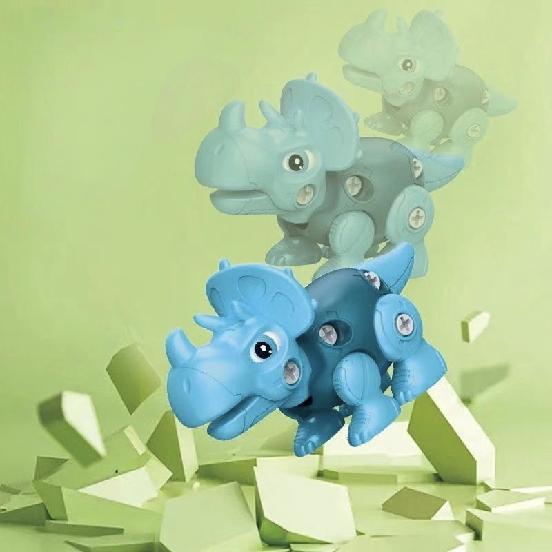 Customizable Design Dinosaur with Screws for DIY Enthusiast Kids Toys