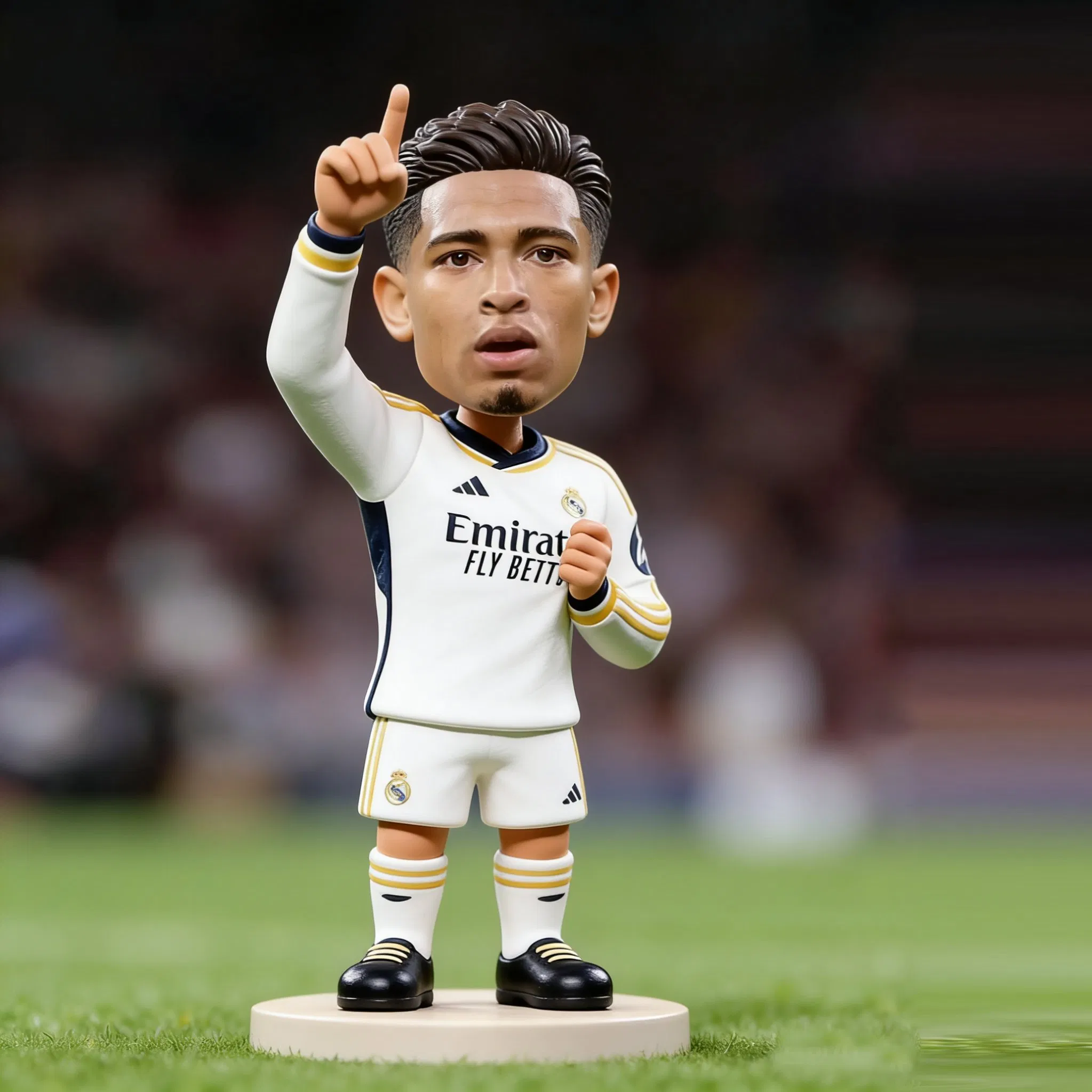 Personalized Jude Bellingham Football Star Resin Bobble Head Game Souvenir Gift