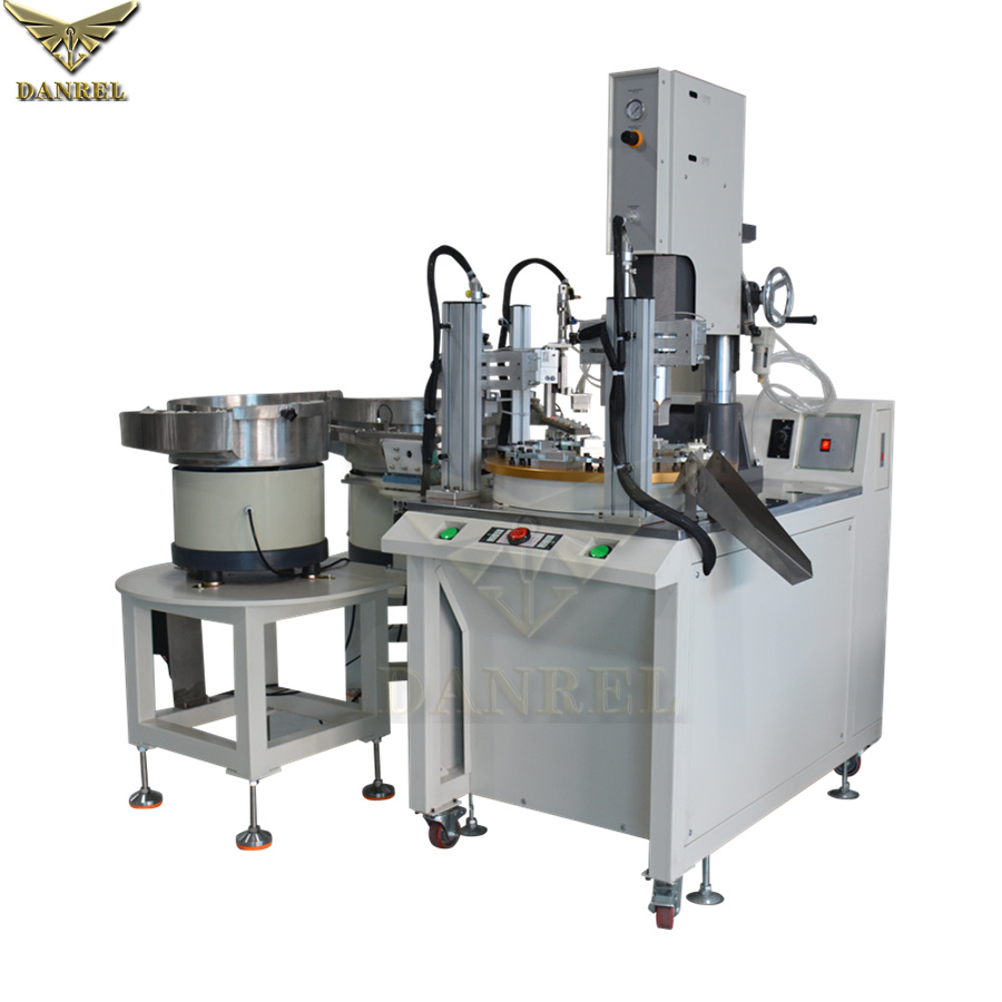 High Power Automated Turntable Ultrasonic Plastic PP Welding Machine with Robotic Arm