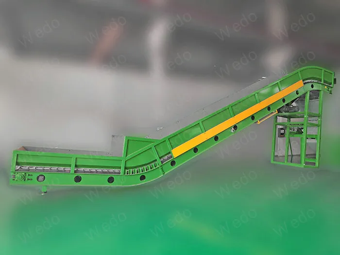 Metal chain conveyor