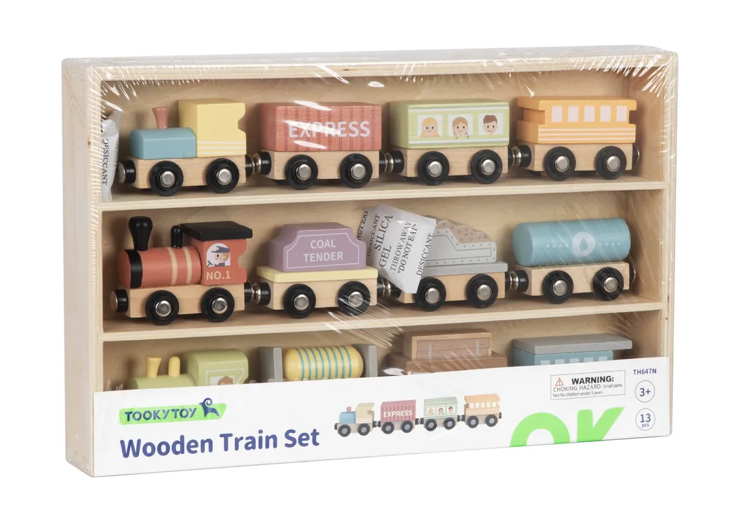 Wooden Train Set Detail 2