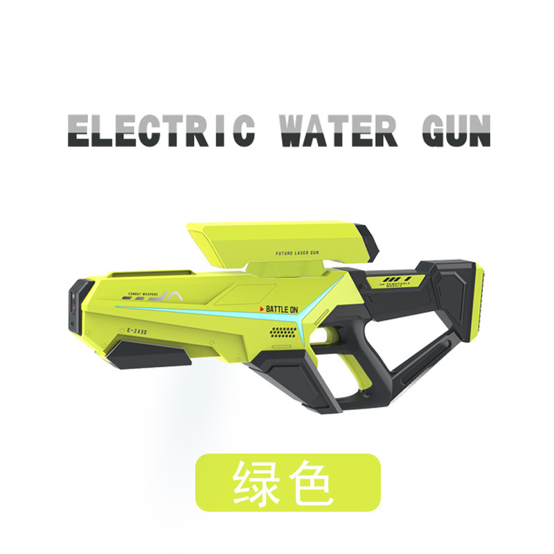 Integrated Electric Water Gun with Automatic Water Absorption to Grab Children's Summer Large Capacity Water Splashing Festival Water Gun Toy