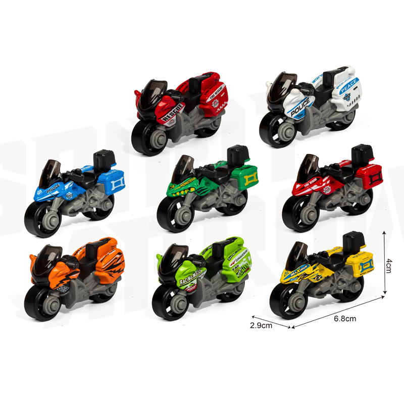 1: 64 Metal Car Model Alloy Motorcycle Model Toy Die Cast Alloy Car Sliding Racing Vehicle Toy