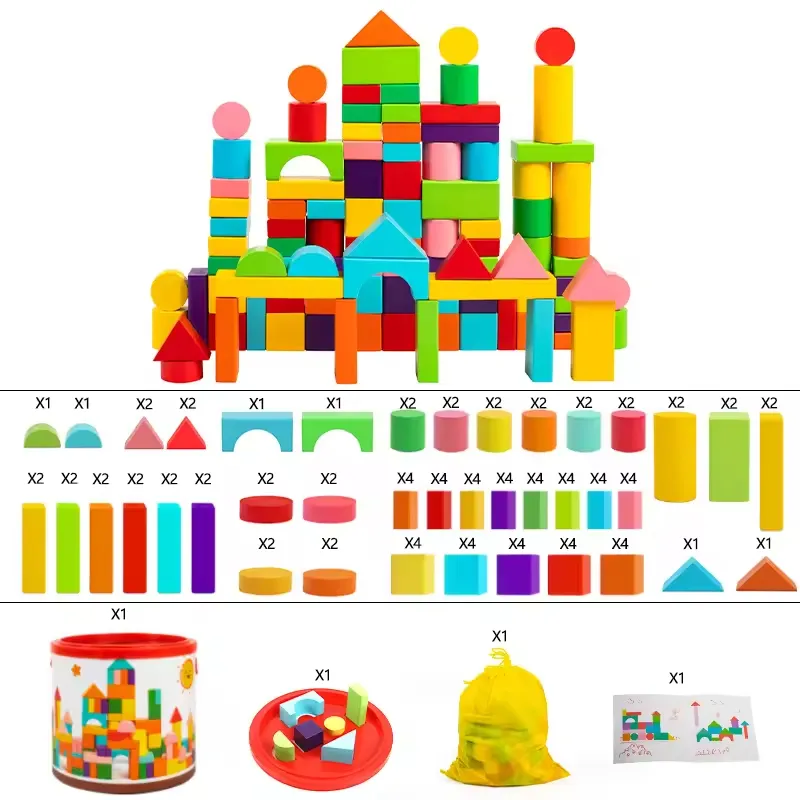 Wooden Stacked Playing Toys
