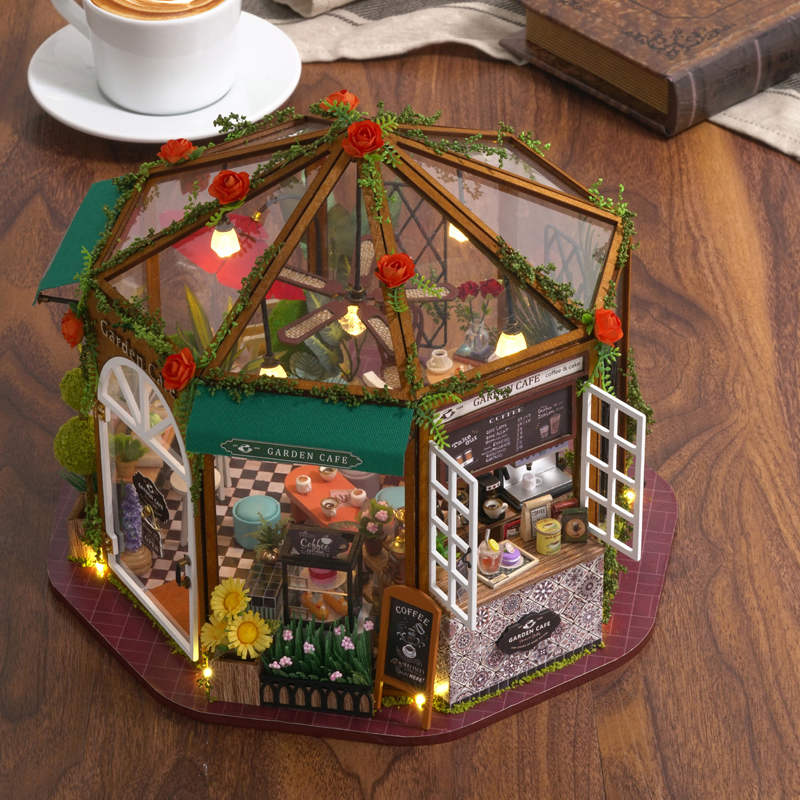 3D Doll House Mini House Educational Toys Style Wooden Miniature