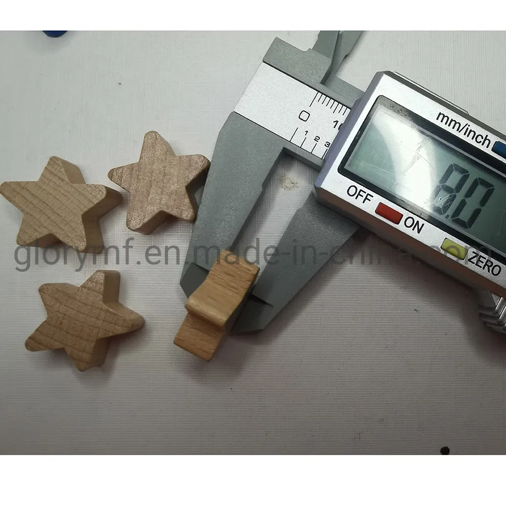 Multicolor Accessories Game Token Piece Board Game Piece Wood Stars