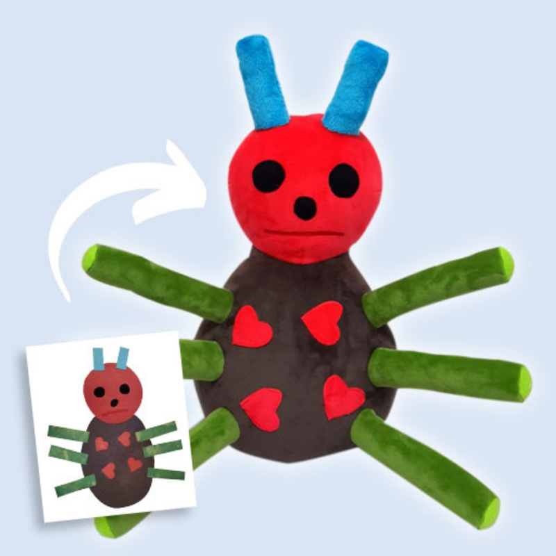 Cartoon Monster Plush Keychain Bulk Custom Mini Plush Animal Toy