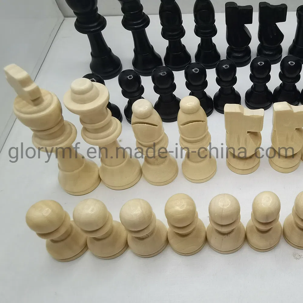 32 Pieces Wooden Chess Game Wooden Chess Pieces Set