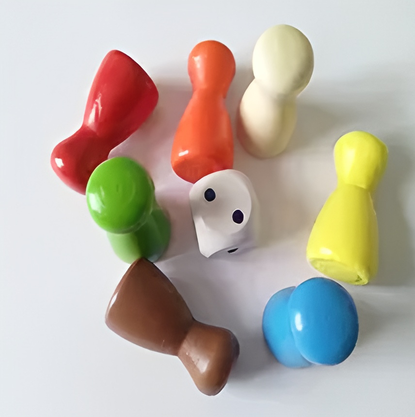 Wholesale Wooden Board Games Tokens Natural Wooden Round Circle 10mm 15mm 20mm Chess Piece