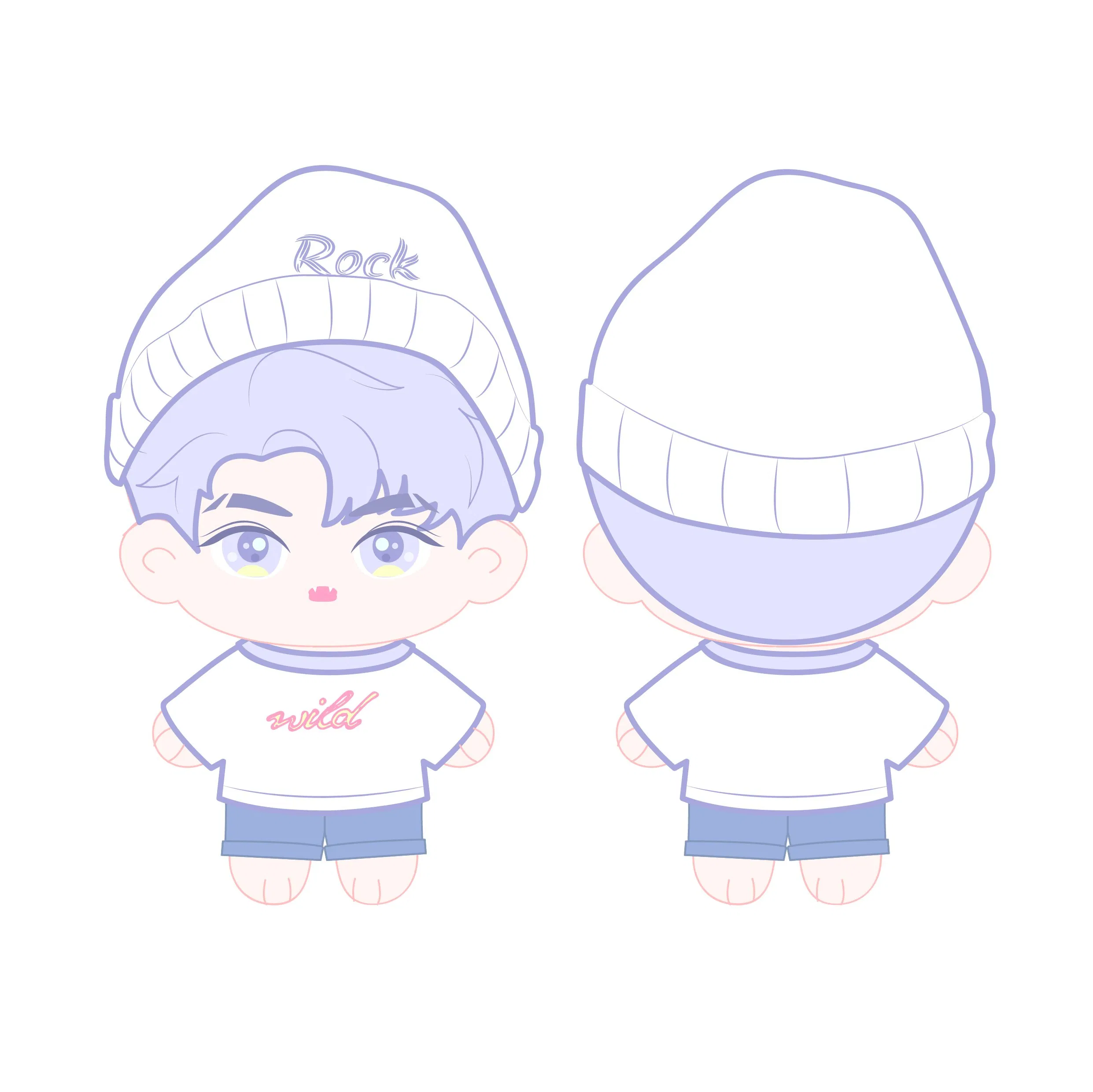 Custom Made Furry Stuffed Doll Lifelike Soft Plush Toys