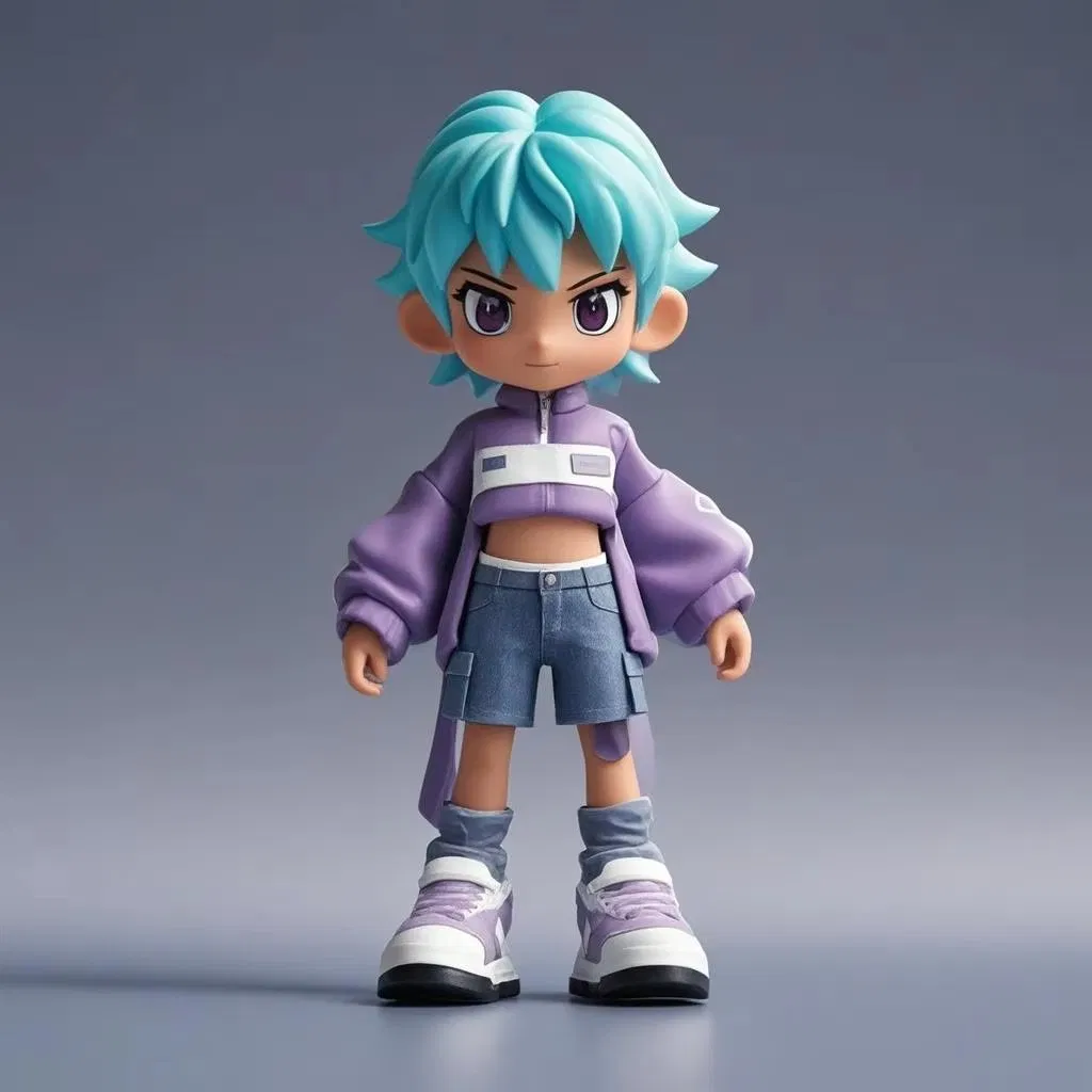 Customizable Mini PVC 3D Cartoon Collectible Figurines for Enthusiasts