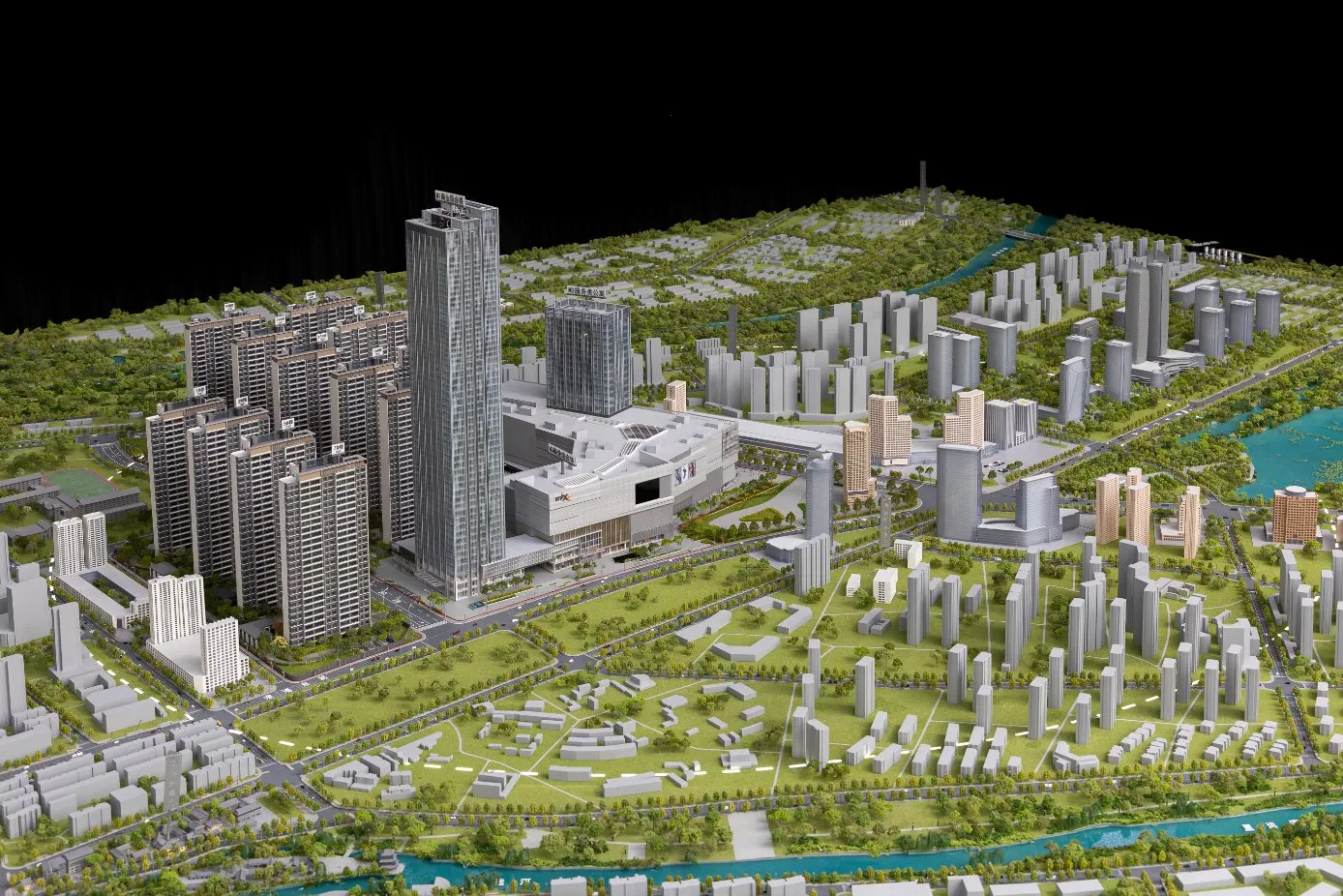 Custom Resin Architecture Model Building 3D House Design Miniature Building Diorama