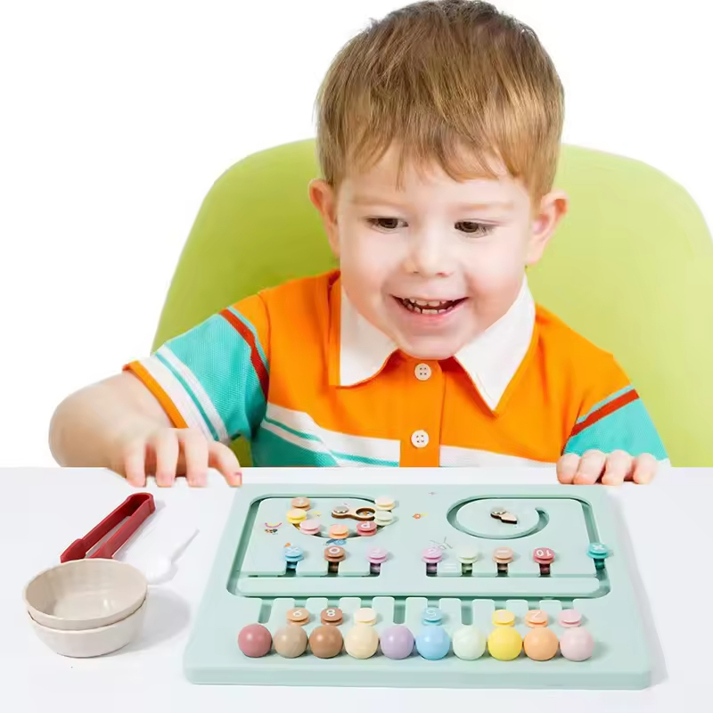 Sustainable Eco-Friendly Wooden Multi-Functional Montessori Arithmetic Wood Board Other Education Toys