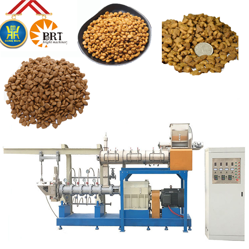 Twin Extruder Pet Food Machine Special Dog Food Production Line