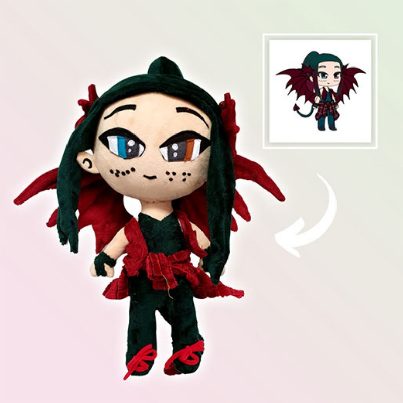 Cartoon Monster Plush Keychain Bulk Custom Mini Plush Animal Toy