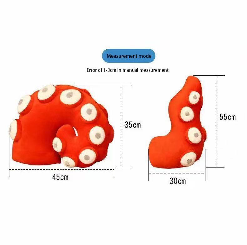 Factory Low MOQ Pillow Octopus Foot Plush Slippers Custom Animal Plush