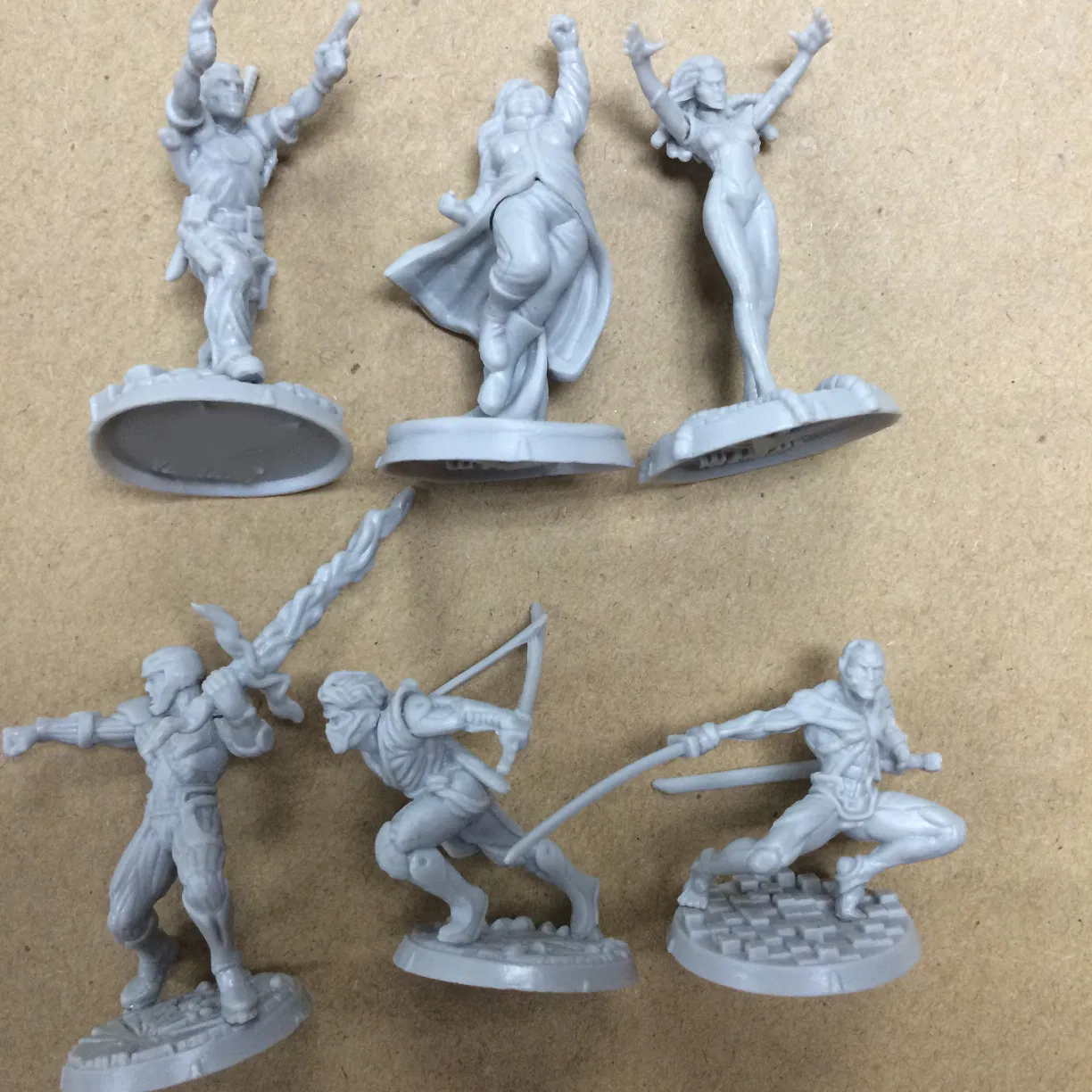 Custom Board Game Accessories PVC 3D 3-5cm Tall PVC Miniature