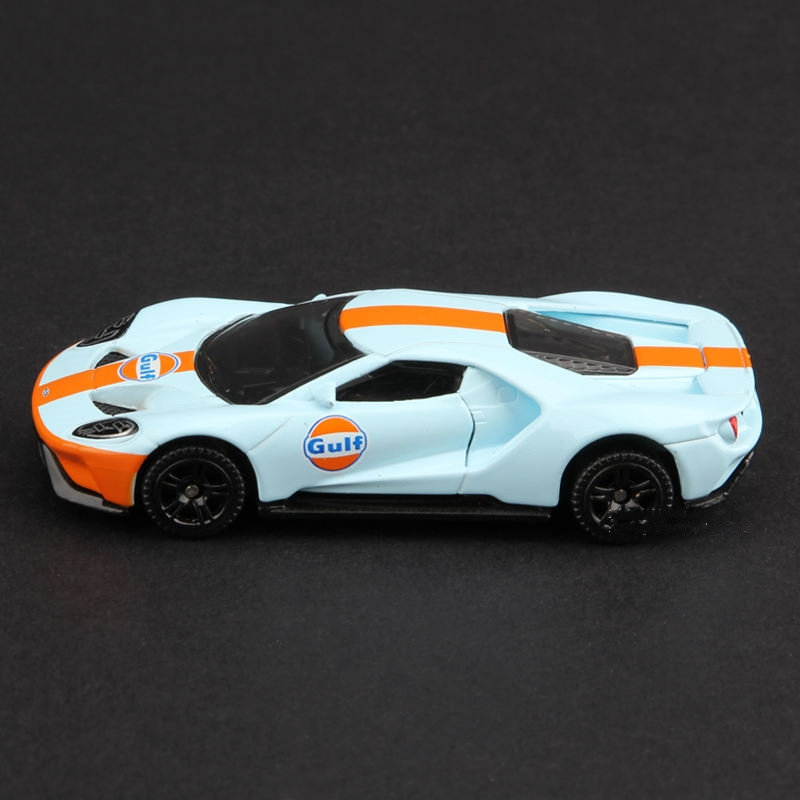 CCA 1/64 Gulf M4 Gt3 T1 Van Bus Ford Gt Alloy Car Model Diecast Vehicle Pocket Car Toy CCA