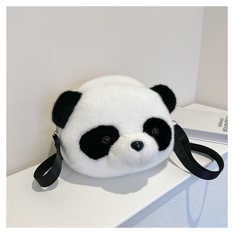 Factory Wholesale Low MOQ High Quality Cute Panda Custom Plush Backpack