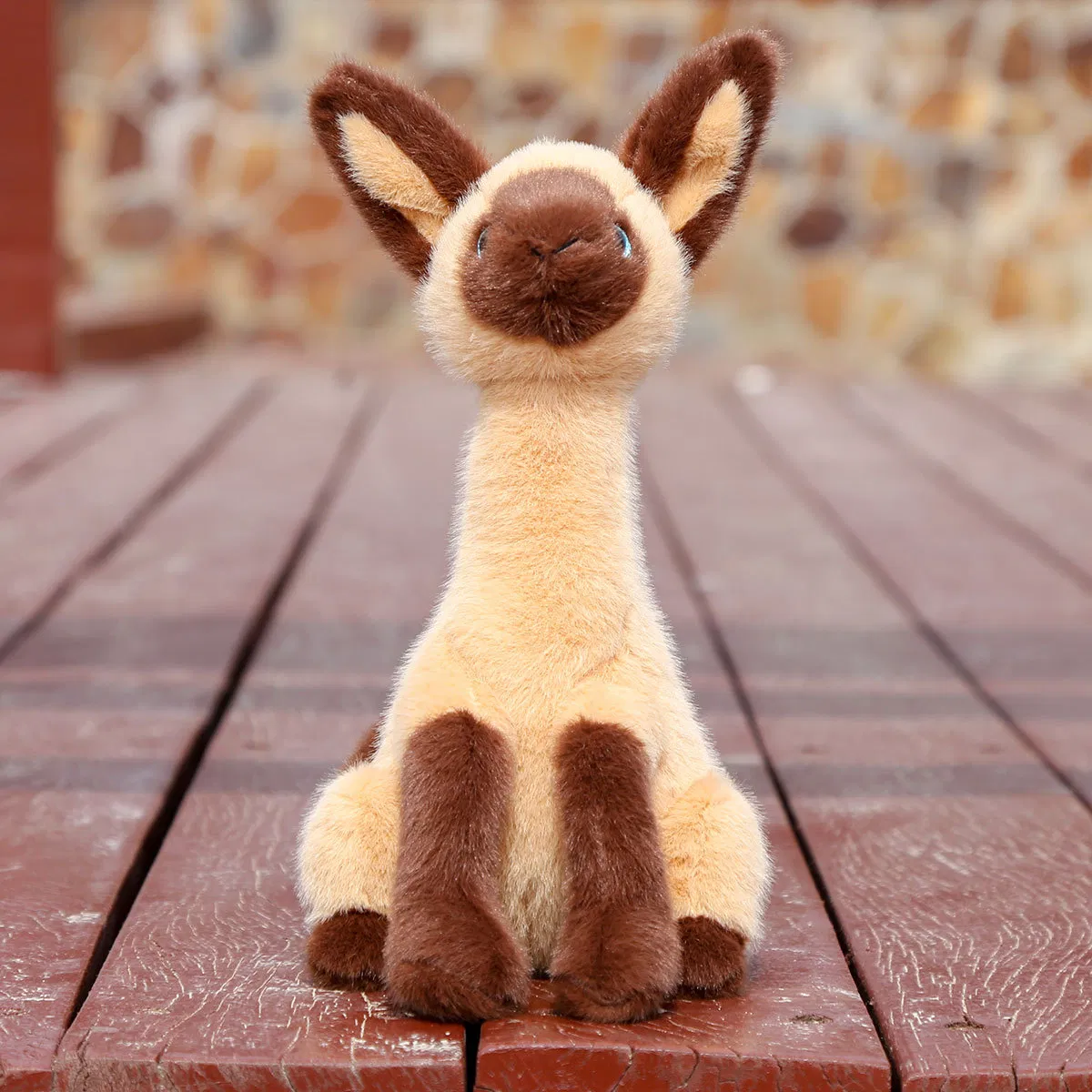 Super Cute Siamese Cat Plush Custom Stuffed Animal for Promoting Companion