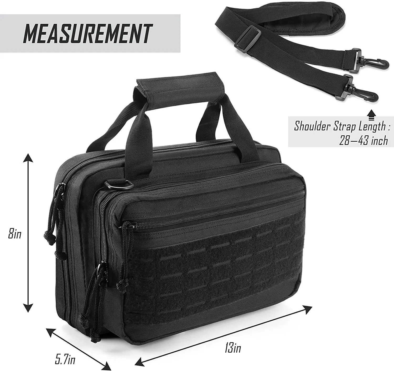 Hunting Range Cases Pouch Bag Tool Tactical Handbag Organizer Portable Durable Compact