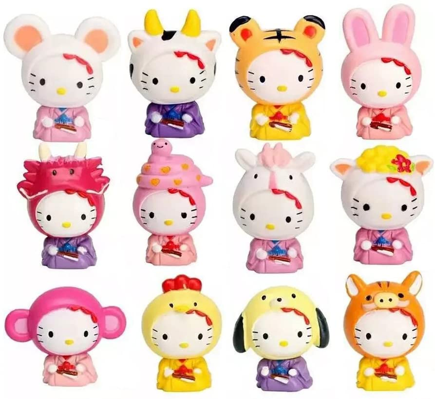 Collectible Toys Small Size Figurines Fun Made From Durable Plastic Versatile Decoration