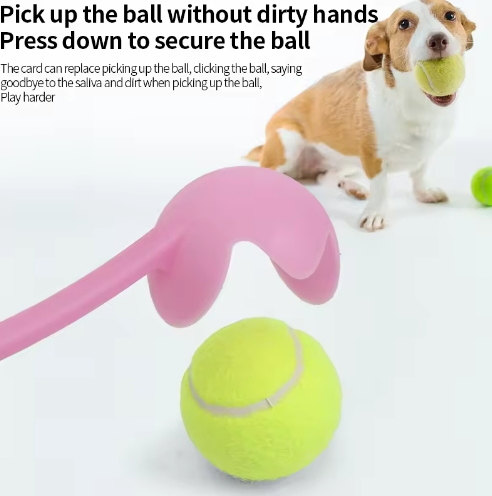 Wholesale Interactive Outdoor Puppy Play Toy Sustainable Eco-Friendly Rubber Plastic Stick Durable Tennis for Dog Training