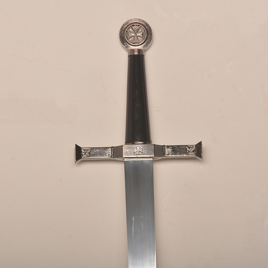 Exquisite Silver Decoration Stainless Steel Blade Cosplay Replica Sword for Anime Conventions