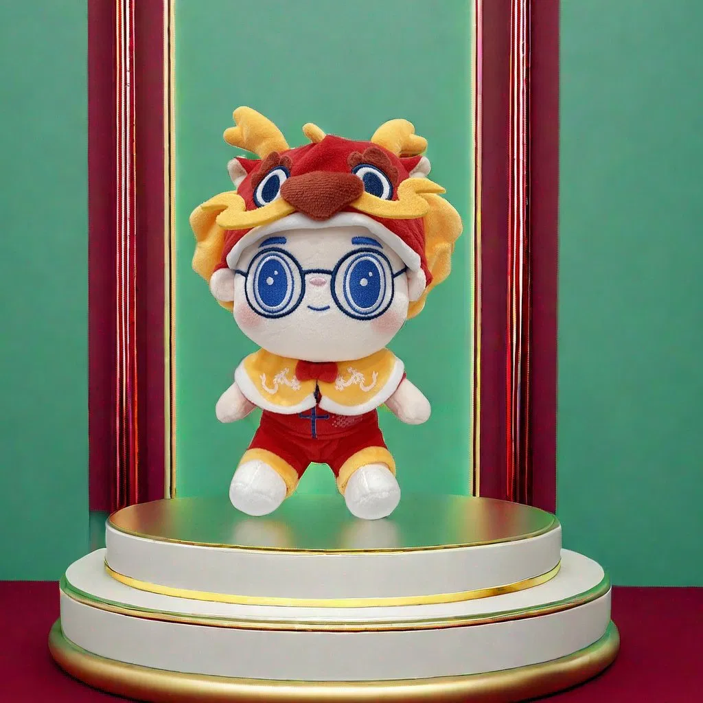 2024 No MOQ Custom Plush Dolls with Clothes Manufacturer Custom Stuffed Animals Plush Toy Dragon Doll