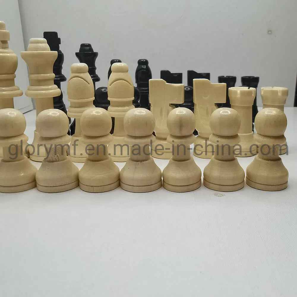32 Pieces Wooden Chess Game Wooden Chess Pieces Set