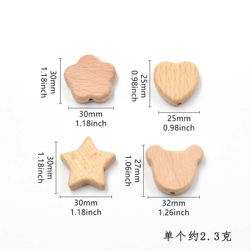 Multicolor Accessories Game Token Piece Board Game Piece Wood Stars Chess Piece